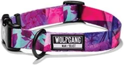 Wolfgang Premium Adjustable Dog Training Collar, Made In USA, Quetzal Print, Large (1 Inch X 18-26 Inch) -Zoomie Shop 41ryCuh WnL. AC