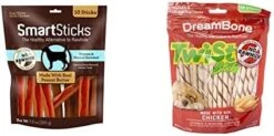 SmartBones SmartSticks, Treat Your Dog To A Rawhide-Free Chew Made With Real Meat And Vegetables 25 Count (Pack Of 1) -Zoomie Shop 41t7V5Ov4fL. AC