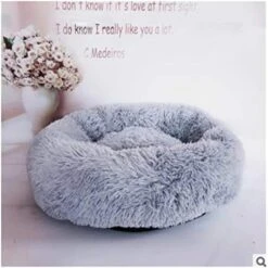 YangYan Dropship Faux Fur Dog Beds Orthopedic Donut Cat Pet Bed For Dropship Cama Perro Dogs - Self Warming Indoor Round Pillow Cuddler (Color : Gloves, Size : 40cm) -Zoomie Shop 41tCwRBlM6L. AC