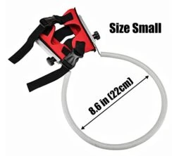 Dog Walking Halo Harness, Safety Blind Dog Guiding Device, Bumpers For Blind Dogs, Adjustable Pet Halo For Blind Dogs Red Small -Zoomie Shop 41ti4Ccz4ZL