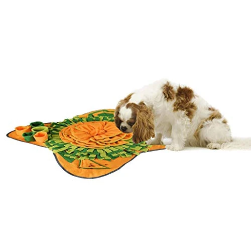 FVOWOH Pet Feeding Mat Pad Dog Toys Washable Round Piecing Pet Dog Toys Training Pet Bed/Mat Reusable Chucks For Bed For Adults(l1-Yellow) 5 FVOWOH Pet Feeding Mat Pad Dog Toys Washable Round Piecing Pet Dog Toys Training Pet Bed/Mat Reusable Chucks For Bed For Adults(l1-Yellow) - Image 5