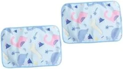 Pet Pee Pad 3pcs Pet Pee Pad Puppy Pee Pads Cartoon Dinosaur Pet Pee Mat Pet Floor Mat Puppy Training Pad Urine Pad Blush Earth Tones Pink Double-Sided Dog Mat -Zoomie Shop 41u8w9iF6bL. AC