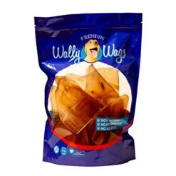 Wally Wags Cow Ears For Dogs | Extra Large | High Protein Dog Chews Sourced From All Natural, Free Range, Grass Fed Cattle, Natural Dog Treats, No Preservatives, Hormones & Additives (6 Pieces) -Zoomie Shop 41vEWY67AeL