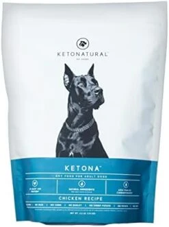 Ketona Chicken Recipe Adult Dry Dog Food, Natural, Low Carb (only 5%), High Protein (46%), Grain-Free, The Nutrition Of A Raw Diet With The Cost And Convenience Of A Kibble; 4.2lb 12 Ketona Chicken Recipe Adult Dry Dog Food, Natural, Low Carb (only 5%), High Protein (46%), Grain-Free, The Nutrition Of A Raw Diet With The Cost And Convenience Of A Kibble; 4.2lb -Zoomie Shop 41vnTYSYnwL. AC