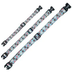 Aloha Dog Co Dog Collar Tropical Floral Hawaii Personalized Soft Comfortable Adjustable Basic Collars For Small Medium Large Dogs Walking Running Training (Medium, Donut) -Zoomie Shop 41w1YvXeMHL