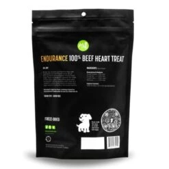 Get Joy Endurance 100% Beef Heart Freeze-Dried Dog Treats, 4 Ounce Bag, Single Ingredient, Beef, High Protein, Grain Free, Gluten Free, Made In USA