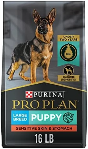 Purina Pro Plan Sensitive Skin And Stomach Large Breed Puppy Food With Probiotics, Salmon & Rice Formula - 24 Lb. Bag 6 Purina Pro Plan Sensitive Skin And Stomach Large Breed Puppy Food With Probiotics, Salmon & Rice Formula - 24 Lb. Bag - Image 6