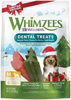 WHIMZEES By Wellness Stix Natural Dental Chews For Dogs, 3X Longer Lasting & Grain-Free, Freshen Breath & Fight Plaque & Tartar, Medium Breed, 14 Count 19 WHIMZEES By Wellness Stix Natural Dental Chews For Dogs, 3X Longer Lasting & Grain-Free, Freshen Breath & Fight Plaque & Tartar, Medium Breed, 14 Count -Zoomie Shop 41wi6 ijglL. AC
