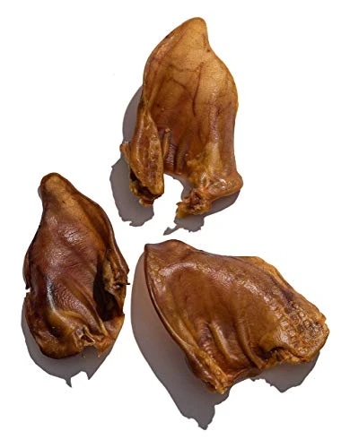 Jack&Pup Whole Pig Ears For Dogs - Extra Thick Large Pigs Ears - Premium Dog Pig Ear Treats - Natural Dog Pork Chews; Excellent Rawhide Alternative (10 Pack) 2 Jack&Pup Whole Pig Ears For Dogs - Extra Thick Large Pigs Ears - Premium Dog Pig Ear Treats - Natural Dog Pork Chews; Excellent Rawhide Alternative (10 Pack) - Image 2