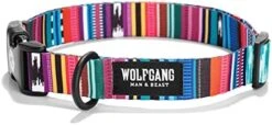 Wolfgang Premium Adjustable Dog Training Collar, Made In USA, Quetzal Print, Large (1 Inch X 18-26 Inch) -Zoomie Shop 41yOBijNvlL. AC