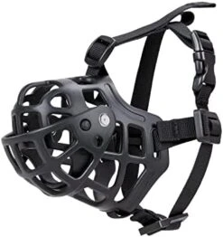 Dog Muzzle, Breathable Adjustable Drinkable Humane Dog Basket Muzzle, Anti-Biting Barking & Chewing For Small, Medium, Large And X-Large Dogs, 5 Size (M) 14 Dog Muzzle, Breathable Adjustable Drinkable Humane Dog Basket Muzzle, Anti-Biting Barking & Chewing For Small, Medium, Large And X-Large Dogs, 5 Size (M) -Zoomie Shop 41yWH7rqE6L. AC 1