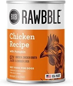 BIXBI Rawbble Grain-Free Canned Wet Dog Food, Duck Recipe, 12.5 Oz. Cans (Pack Of 12) -Zoomie Shop 41ybIVjpajL. AC