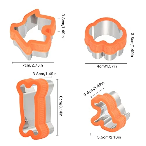 Elesunory Silicone Dog Treat Molds, Silicone Puppy Paw And Bone Mold, Stainless Steel Dog Bone Cookie Cutters With 100Pcs Dog Treat Bags, Non-Stick Food Grade Dog Molds For Chocolate, Candy, Ice Cube 3 Elesunory Silicone Dog Treat Molds, Silicone Puppy Paw And Bone Mold, Stainless Steel Dog Bone Cookie Cutters With 100Pcs Dog Treat Bags, Non-Stick Food Grade Dog Molds For Chocolate, Candy, Ice Cube - Image 3