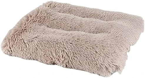 Long Plush Dog Bed Square Dog Mat Pet Cushion Blanket Soft Fleece Cat Cushion Puppy Sofa Mat (Large,Peacock Blue) 2 Long Plush Dog Bed Square Dog Mat Pet Cushion Blanket Soft Fleece Cat Cushion Puppy Sofa Mat (Large,Peacock Blue) - Image 2