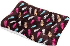 SENERY Bone Fish Deer Design Pattern Pet Blanket Thick Soft Flannel Carpet Cute Cat Dog Puppy Mat -Zoomie Shop 41zy4MmIOtL. AC