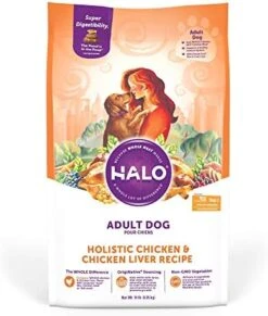 Halo® Holistic Adult Dog Healthy Grains Wild-Caught Salmon & Whitefish Recipe 3.5 Lb -Zoomie Shop 51 jSyLTEuL. AC