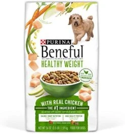 Purina Beneful Healthy Weight Dry Dog Food, Healthy Weight With Farm-Raised Chicken - 15.5 Lb. Bag -Zoomie Shop 51 nr8oAkiL. AC