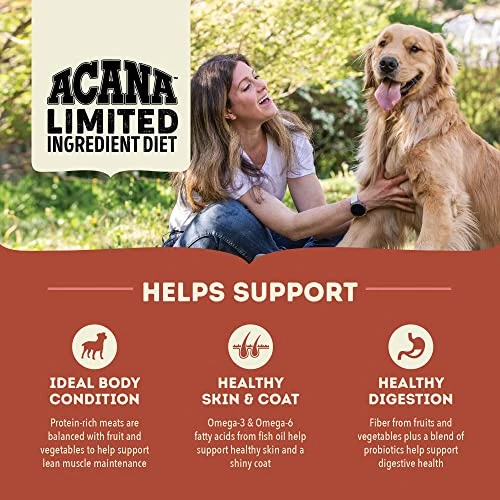 ACANA Singles Limited Ingredient Dry Dog Food, Beef & Pumpkin Recipe, Grain Free Beef Dry Dog Food, 4.5lb 2 ACANA Singles Limited Ingredient Dry Dog Food, Beef & Pumpkin Recipe, Grain Free Beef Dry Dog Food, 4.5lb - Image 2