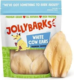 JollyBarks White Cow Ears For Dogs, Rawhide Free Dog Chews Long Lasting Dog Treats For Medium Dogs, Healthy Dog Treats For Large Dog | Cow Ear Dog Chew Treats All Natural Dog Treats Small Dogs (12 Pk) 15 JollyBarks White Cow Ears For Dogs, Rawhide Free Dog Chews Long Lasting Dog Treats For Medium Dogs, Healthy Dog Treats For Large Dog | Cow Ear Dog Chew Treats All Natural Dog Treats Small Dogs (12 Pk) -Zoomie Shop 510GVxzgzpL. AC
