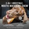ZIWI Venison Hoofer - Small Deer Dog Bone – All Natural, Novel Single Protein, Air-Dried Treat For Gentle Chewers