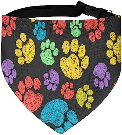 GENERIC Colorful Pattern With United States Flag Pet Bandana Collar - Scarf Collar - Art Dog Bandana Minimal Head Cicumference 4 GENERIC Colorful Pattern With United States Flag Pet Bandana Collar - Scarf Collar - Art Dog Bandana Minimal Head Cicumference - Image 4