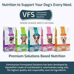 SquarePet Veterinarian Formulated Solutions Hydrolyzed Protein Skin And Digestive Support Dry Dog Food, Help With Hot Spots, Itchiness Pork Flavor 4.4lbs -Zoomie Shop 510bCx7NqmL