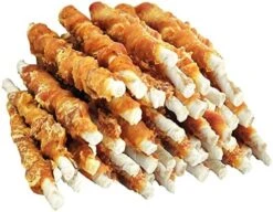 MON2SUN Dog Treats, 5 Inch Rawhide Twist Chicken Hide Sticks, Suitable For Puppy And Small Dogs, 5 Inch (Chicken, Pack Of 40) 12 MON2SUN Dog Treats, 5 Inch Rawhide Twist Chicken Hide Sticks, Suitable For Puppy And Small Dogs, 5 Inch (Chicken, Pack Of 40) -Zoomie Shop 510bq9b3TlL. AC