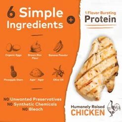 EARTH ANIMAL No Hide Medium Chicken Flavored Natural Rawhide Free Dog Chews Long Lasting Dog Chew Sticks | Dog Treats For Large Dogs | Great Dog Chews For Aggressive Chewers 17 EARTH ANIMAL No Hide Medium Chicken Flavored Natural Rawhide Free Dog Chews Long Lasting Dog Chew Sticks | Dog Treats For Large Dogs | Great Dog Chews For Aggressive Chewers -Zoomie Shop 510eVhdnVIL