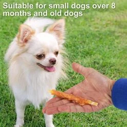 MON2SUN Rawhide Free Dog Treats Chicken Wrapped Cod Sticks For Small Dogs Soft Training Snacks 14.11oz -Zoomie Shop 510ljDiCc1L