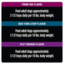 CESAR Adult Soft Wet Dog Food Filets In Gravy Variety Pack, Filet Mignon, New York Strip And Prime Rib Flavors, (24) 3.5 Oz. Trays -Zoomie Shop 510qD6jWSRL