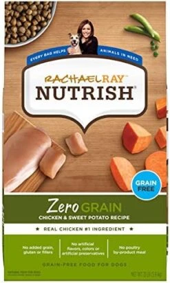 Rachael Ray Nutrish Zero Grain Dry Dog Food, Salmon & Sweet Potato Recipe, 23 Pounds -Zoomie Shop 510zukPhk0L. AC