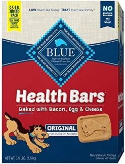 Blue Buffalo Health Bars Mini Natural Crunchy Dog Treats Biscuits, Apple & Yogurt 32-oz Box -Zoomie Shop 5118XWIy0bL. AC