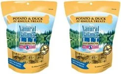 Natural Balance L.I.T. Limited Ingredient Treats Potato & Duck Formula Small Breed 8 Oz (Pack Of 2)