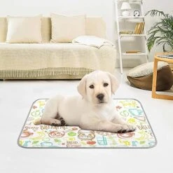 Washable Dog Cooling Mat Coffee Food Letter Summer Cats Sleeping Mat Coffee Eggs Breakfast Bread Dog Bed Mats 23.6 * 38.6inch Pet Ice Silk Sleep Kennel Pad Animal Sleep Bed For Home Outdoor Travel -Zoomie Shop 511twQvkkaL