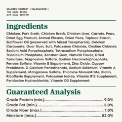 NUTRO HEARTY STEW Adult Natural Grain Free Wet Dog Food Cuts In Gravy Tender Chicken, Carrot & Pea Stew, 12.5 Oz. Cans (Pack Of 12) 6 NUTRO HEARTY STEW Adult Natural Grain Free Wet Dog Food Cuts In Gravy Tender Chicken, Carrot & Pea Stew, 12.5 Oz. Cans (Pack Of 12) -Zoomie Shop 511xGNU4KUL
