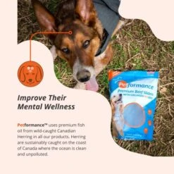 PetFormance Healthy Dog Treats Collagen PETides - Omega 3 Skin & Coat Support – Hip & Joint Support - Premium Freeze-Dried Raw, Fully Digestible, Odor-Free - 28 Sliders Per Pouch -Zoomie Shop 5121xYKoT7L