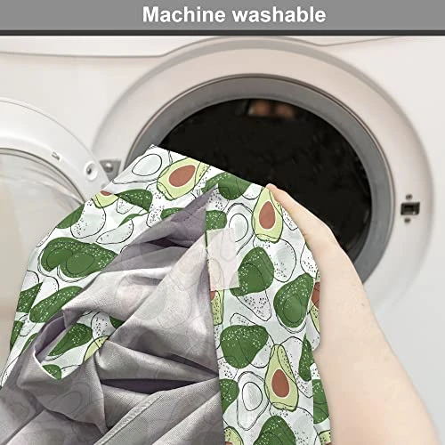 Ambesonne Food Dog Crate Cover, Assortment Of Exotic Shapes Illustration Sketched HDrawn Vanished Colors Print, Easy To Use Pet Kennel Cover For Small Dogs Puppies Kittens, 18 Inch, Pale Green Umber 2 Ambesonne Food Dog Crate Cover, Assortment Of Exotic Shapes Illustration Sketched HDrawn Vanished Colors Print, Easy To Use Pet Kennel Cover For Small Dogs Puppies Kittens, 18 Inch, Pale Green Umber - Image 2