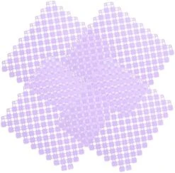 12 Pcs Small Guinea Carpet Bedding Anti-Skid Cushion Splicing Pad Bathroom Floor Anti-Slip Pigs DIY Pet Rabbit Pee Doormat Pads Animal Liners Cage Mat Ground Non-Slip Food -Zoomie Shop 5125wEG1pcL. AC