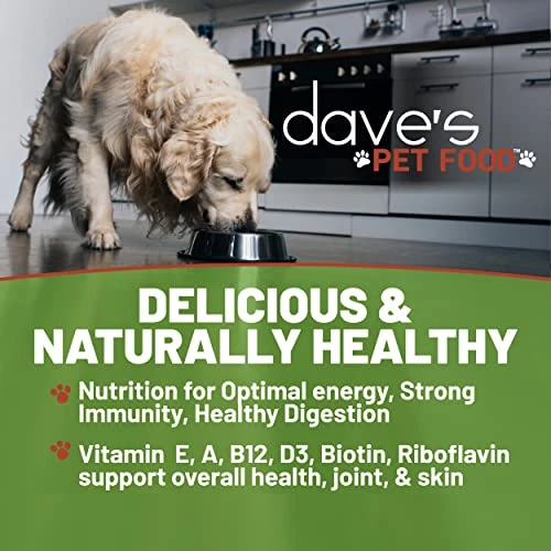 Dave's Pet Food Wet Dog Food (Liver & Beef), Made In USA Naturally Healthy Canned Dog Food, Added Vitamins & Minerals, Wheat & Gluten-Free, 13.2 Oz Cans (Case Of 12) 2 Dave's Pet Food Wet Dog Food (Liver & Beef), Made In USA Naturally Healthy Canned Dog Food, Added Vitamins & Minerals, Wheat & Gluten-Free, 13.2 Oz Cans (Case Of 12) - Image 2
