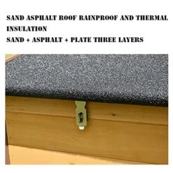 HJDSUDU Wooden Outdoor Dog House, Chinese Fir Indoor Outdoor Pet Kennel With Food Bowl And Water Bowl Easy To Assemble, Large Dog Kennel 11 HJDSUDU Wooden Outdoor Dog House, Chinese Fir Indoor Outdoor Pet Kennel With Food Bowl And Water Bowl Easy To Assemble, Large Dog Kennel -Zoomie Shop 513CcAvJf4L