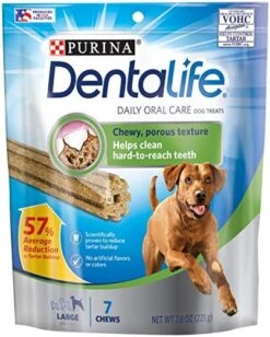 Purina DentaLife Made In USA Facilities Large Dog Dental Chews, Daily - (2) 30 Ct. Pouches -Zoomie Shop 513EzZPjtL. AC