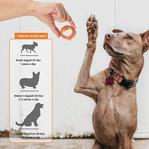 Jungle Calling Dog Treats Chicken Rings, Chewy Snacks For All Dogs Help Hip & Joint Health, Chicken Jerky For Dogs 6 Jungle Calling Dog Treats Chicken Rings, Chewy Snacks For All Dogs Help Hip & Joint Health, Chicken Jerky For Dogs - Image 6
