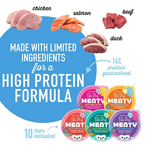 Tiki Dog Meaty Cups Variety-Pack Of 10 5 Tiki Dog Meaty Cups Variety-Pack Of 10 - Image 5