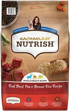 Rachael Ray Nutrish Premium Natural Dry Dog Food, Real Beef, Pea, & Brown Rice Recipe, 28 Pound Bag (Packaging May Vary) -Zoomie Shop 513TFBUcUoL. AC