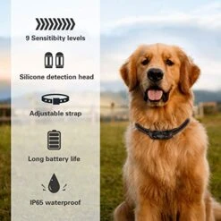 CLEEB-BOUG Dog Bark Collar, No Bark Training Rechargeable Anti Barking Collar With 9 Adjustable Sensitivity And Intensity Beep Shock Vibration For Small Medium Large Dogs (Black) -Zoomie Shop 513zEfXA6VL