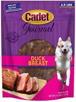 Cadet Gourmet Sweet Potato & Duck Wraps Dog Treats - Healthy & Natural Duck & Sweet Potato Dog Training Treats For Small & Large Dogs - Inspected & Tested In USA (28 Oz.) -Zoomie Shop 514DU5Fr3aL. AC