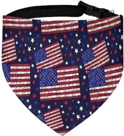 GENERIC Colorful Pattern With United States Flag Pet Bandana Collar - Scarf Collar - Art Dog Bandana Minimal Head Cicumference 9 GENERIC Colorful Pattern With United States Flag Pet Bandana Collar - Scarf Collar - Art Dog Bandana Minimal Head Cicumference -Zoomie Shop 514J5Ee 0zL. AC