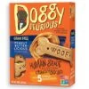 Doggy Delirious Crunchy Dog Treats – For All Pet Sizes, Breeds – All-Natural Puppy Treat – 100% Human-Grade – Delicious Pet Treat Bones, Snacks For Dogs – Grain-Free Peanut Butter, 16 Oz