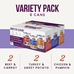 Health Extension Gravy Dog Food Variety Pack, Chicken Pumpkin, Beef Carrrot, Turkey Sweet Potato, Crude Protein, All Life Stages, Improve Gut Health, Digestive Support (9 Ounce Cans, 2 Each) -Zoomie Shop 514m3eL9HSL