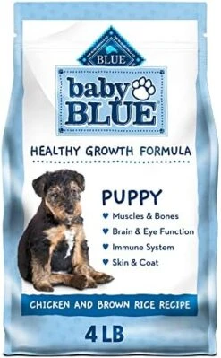 Blue Buffalo Baby Blue Healthy Growth Formula Natural Puppy Dry Dog Food, Chicken And Brown Rice Recipe 24-lb -Zoomie Shop 514wFeA9m4L. AC